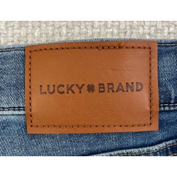 Lucky Brand Jeans Sweet Crop Women's 6 /28 Stretch Mid Rise Blue Denim - Picture 7 of 12